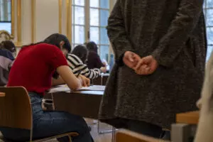 Cours annuel de français général et renforcé, salle d'examen